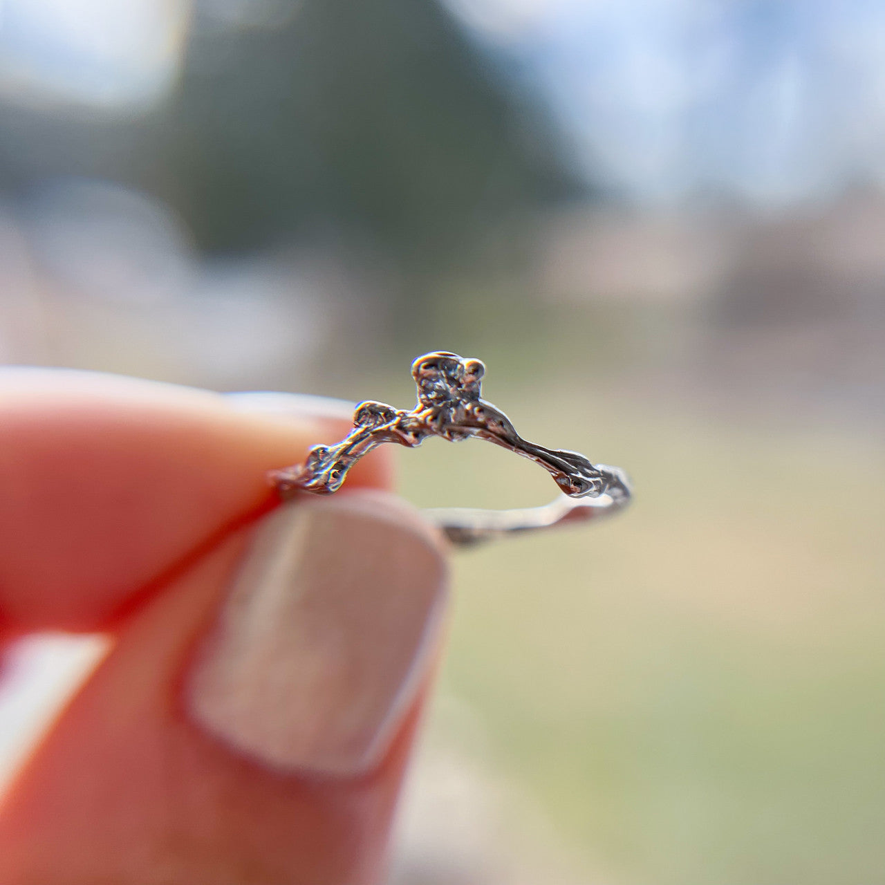 Naples Diamond Crown Contour Ring