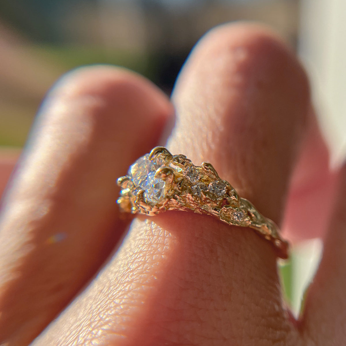 Juniper Diamond Cluster Ring