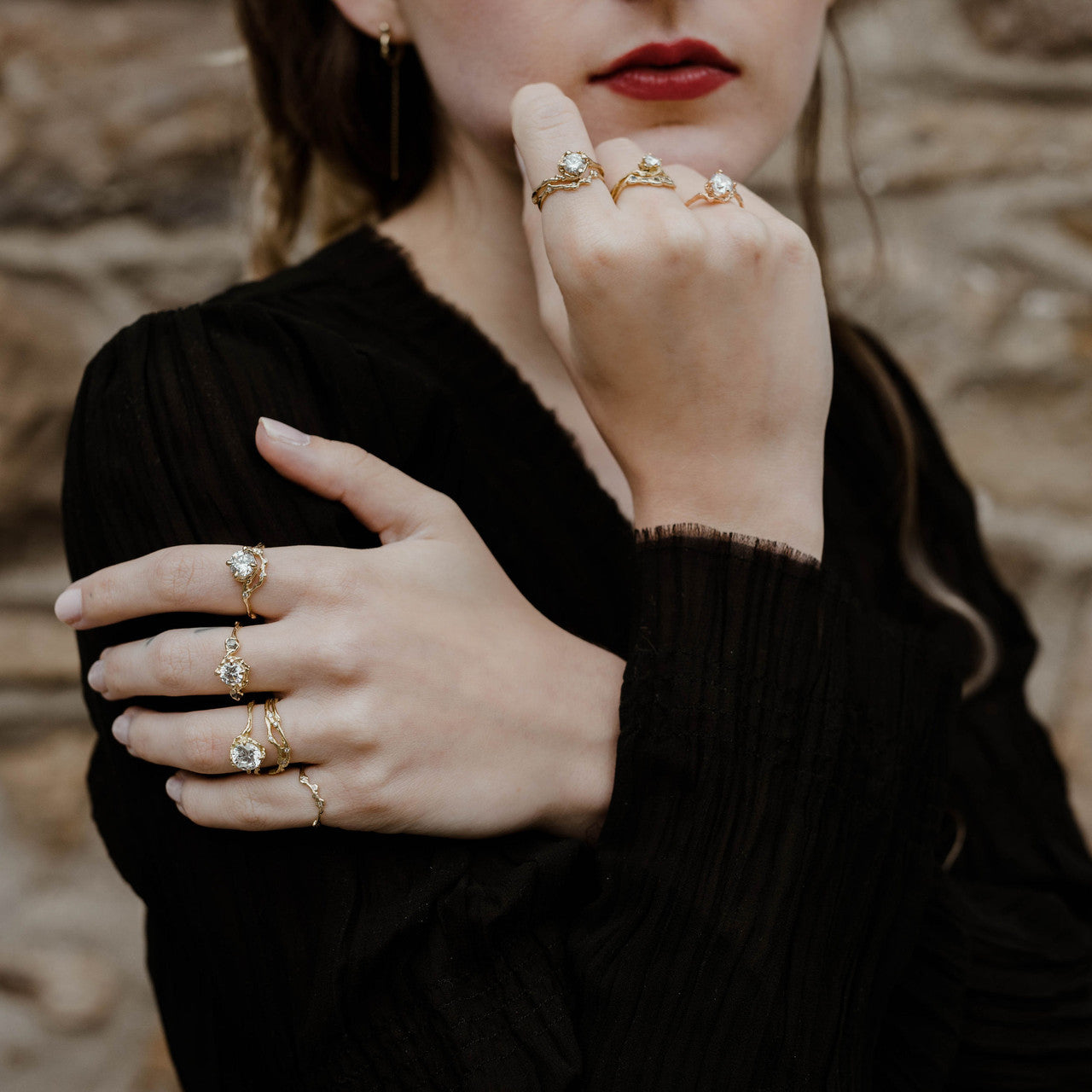 Demi Naples Diamond Solitaire Ring