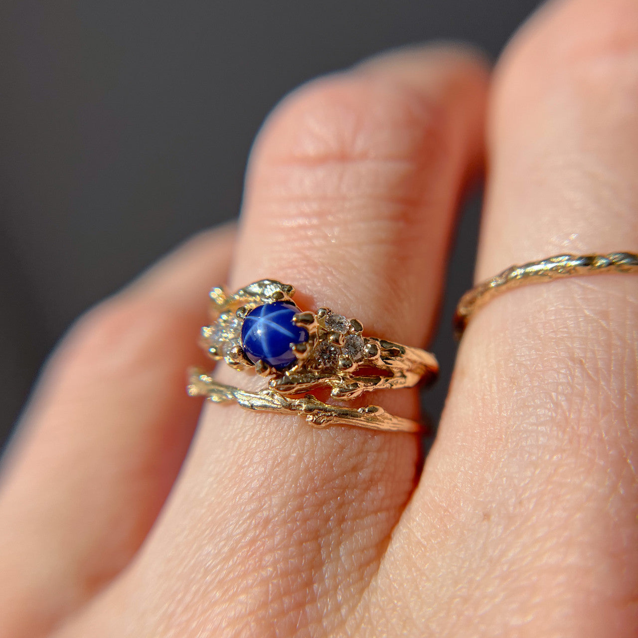 Feyre Star Sapphire Ring