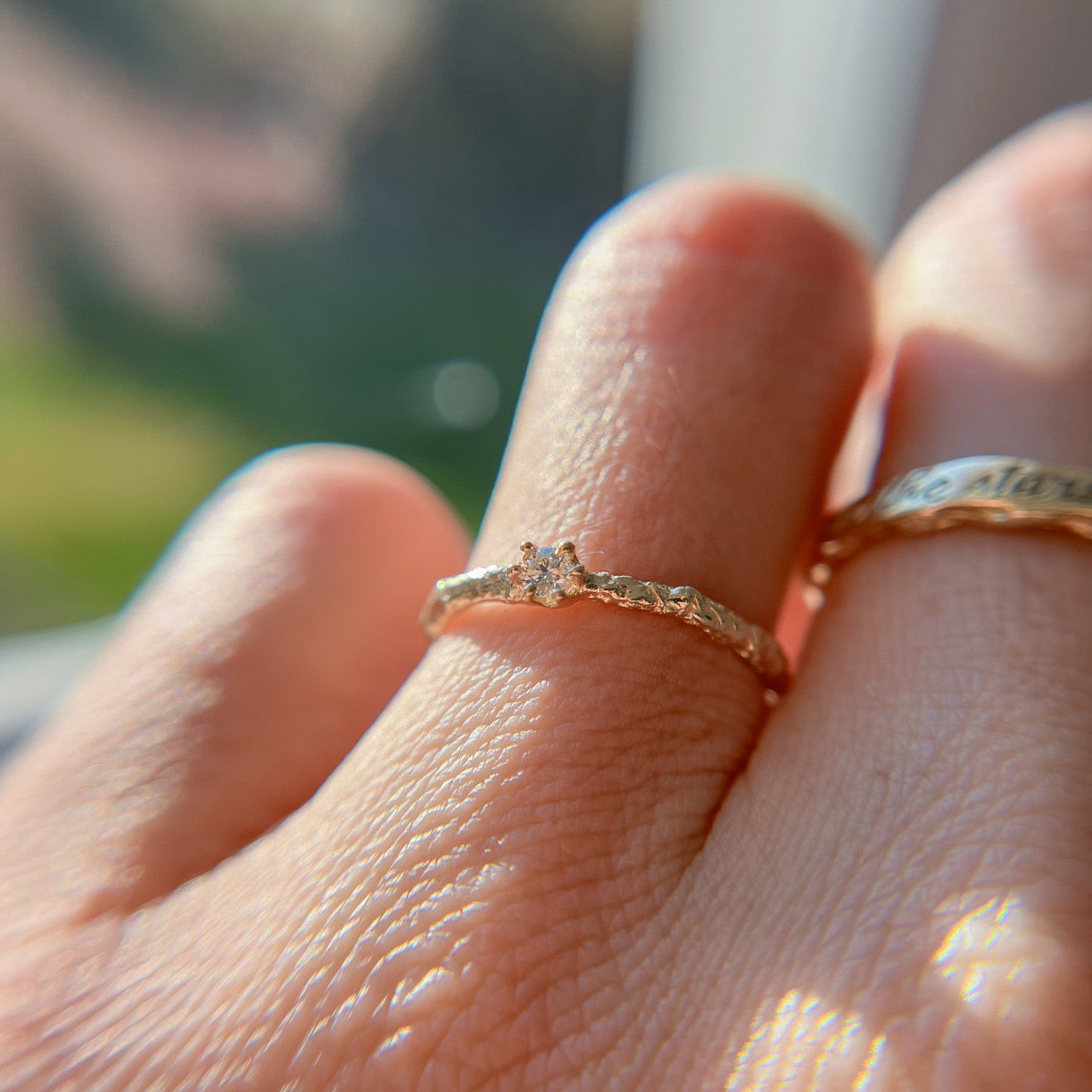 Lila Diamond Solitaire