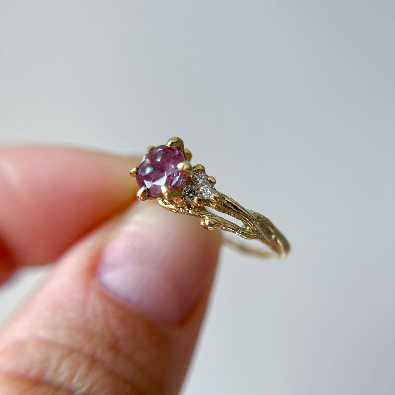 Feyre Alexandrite Cluster Ring - Ready To Ship