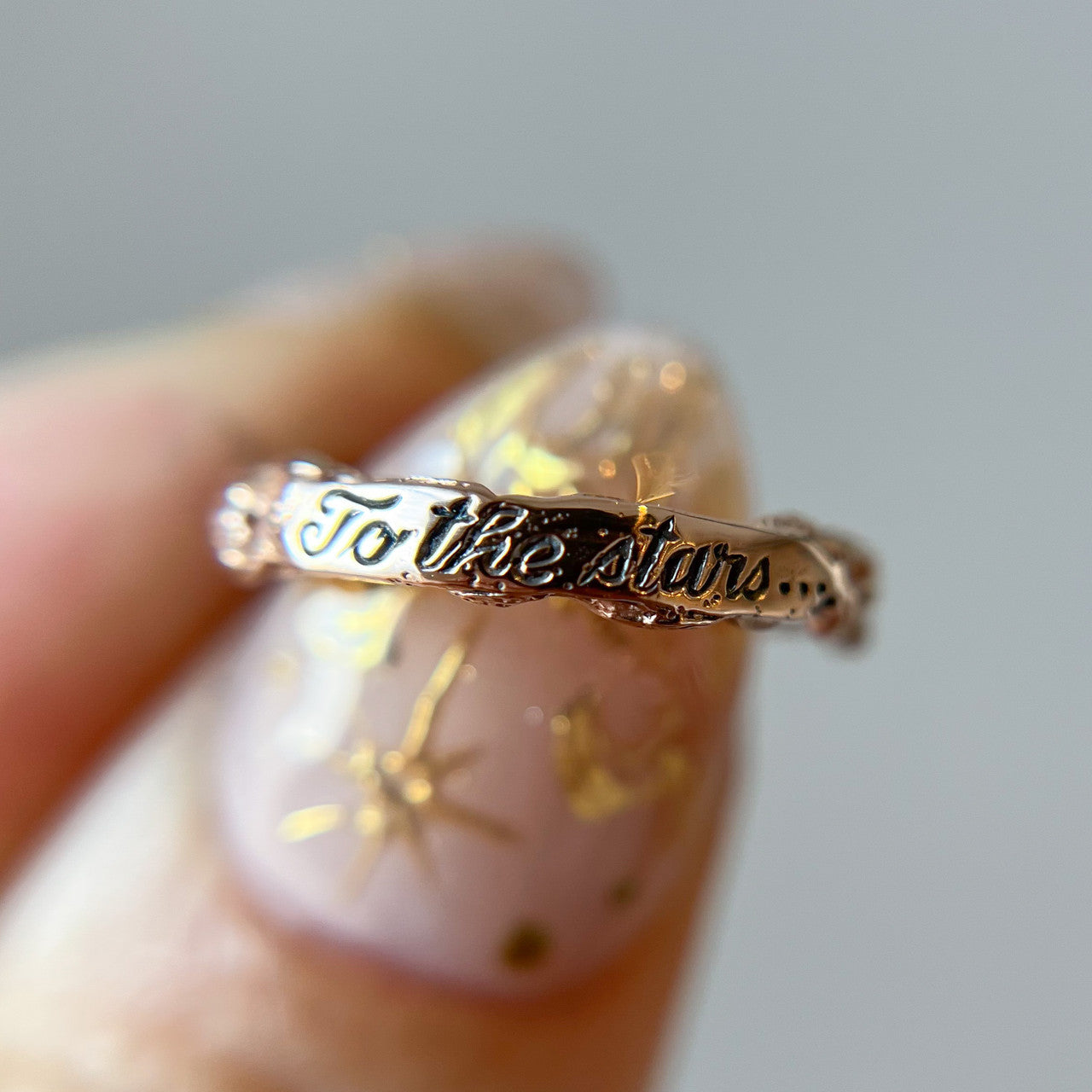 To The Stars Who Listen... Woodland Signet Ring
