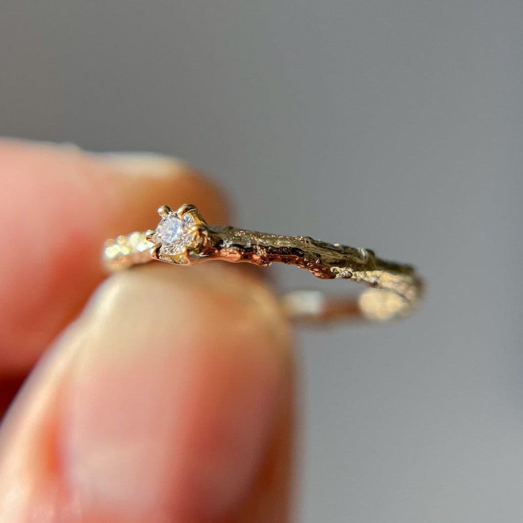 Lila Diamond Solitaire - Ready To Ship