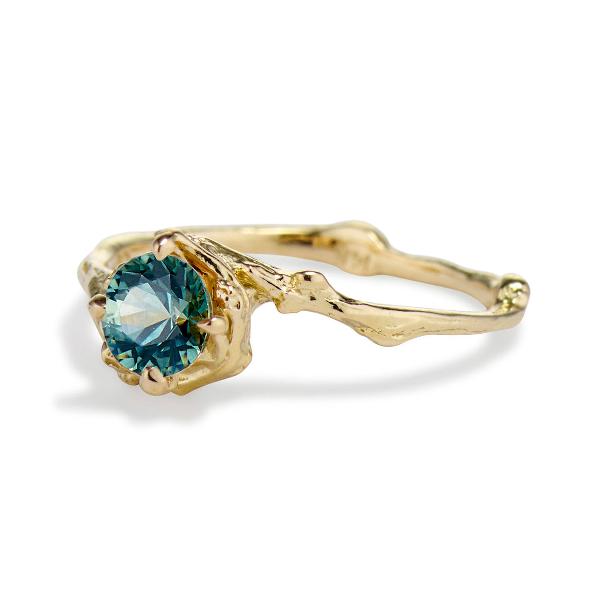 Montana sapphire engagement ring by Olivia Ewing Jewelry