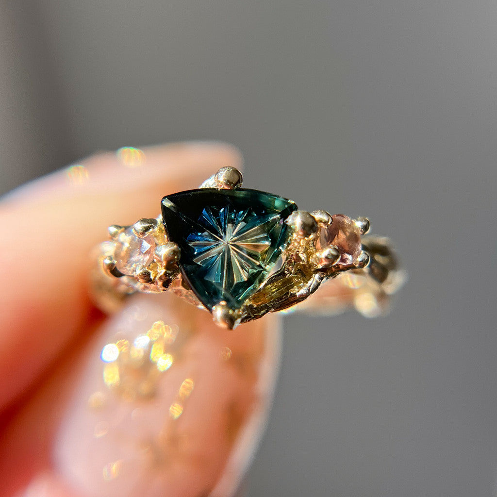Woodland Three Stone Setting