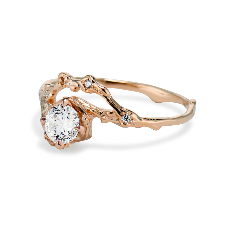 Demi Naples Diamond Half Halo Ring