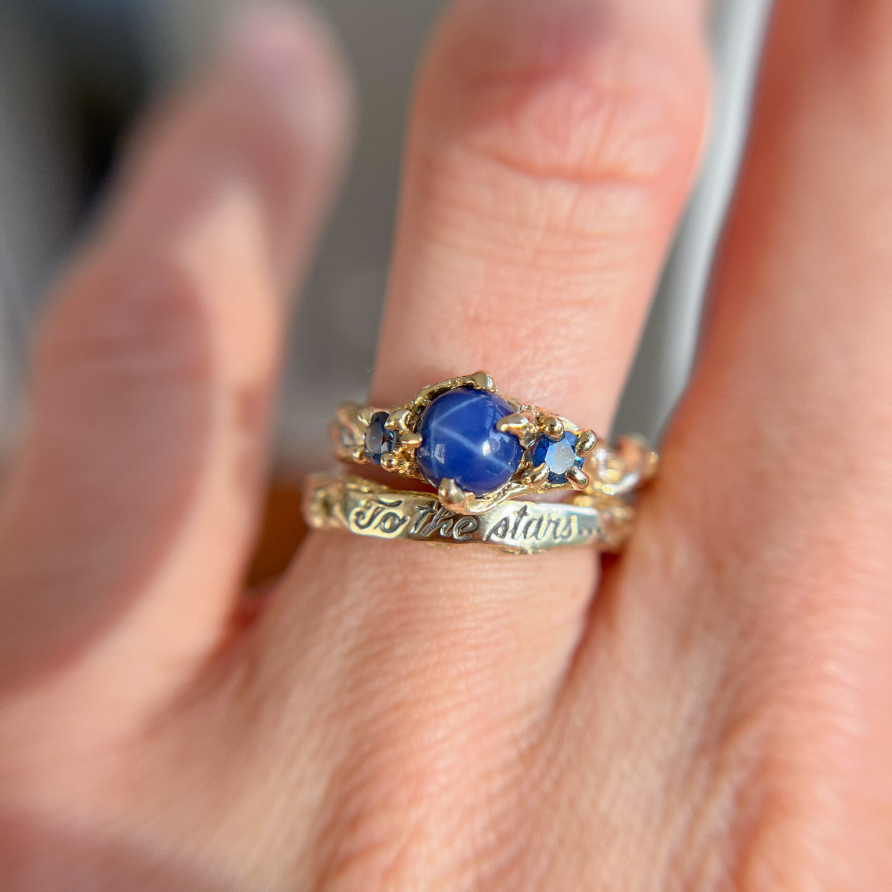 To The Stars Who Listen... Woodland Signet Ring