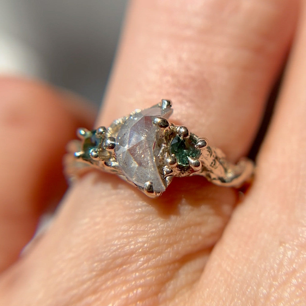 Woodland Three Stone Setting