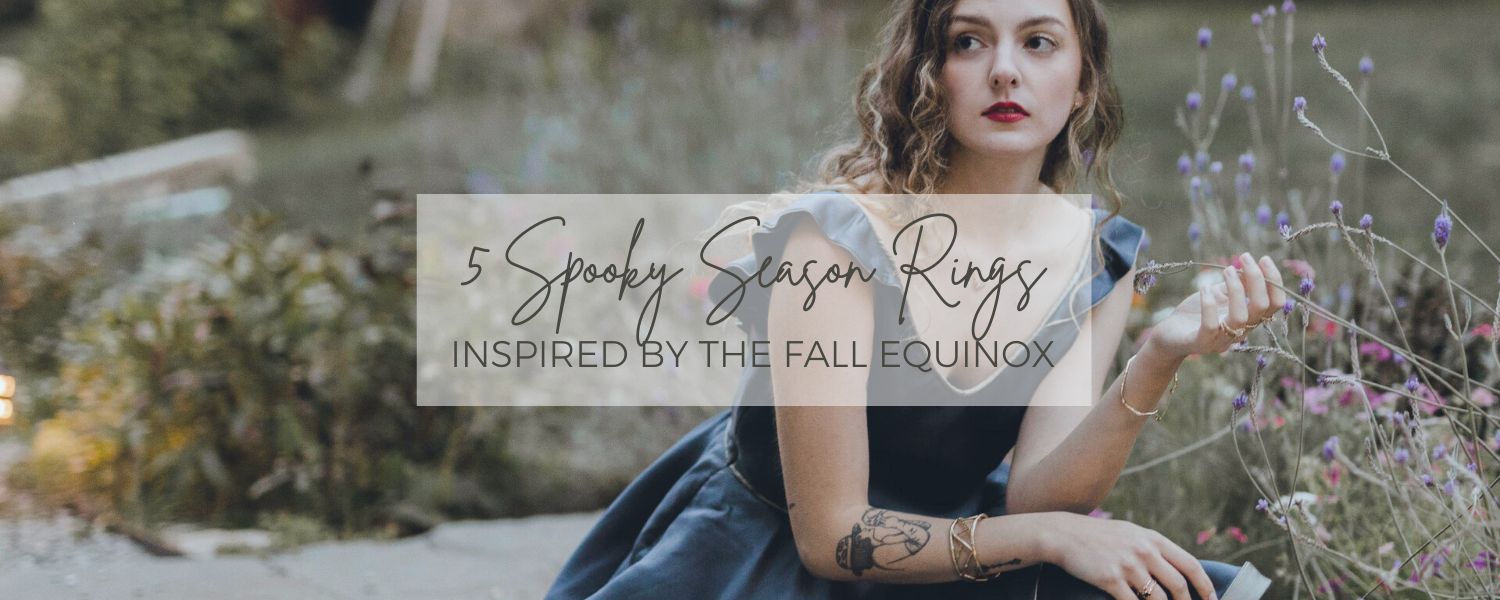 5 Spooky Season Engagement Rings Inspired by Mabon and the Fall Equinox