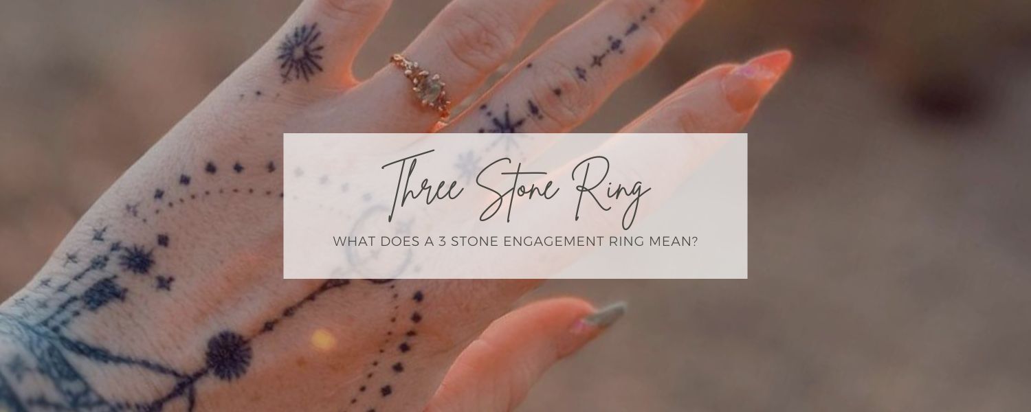 What Does a Three Stone Engagement Ring Mean?