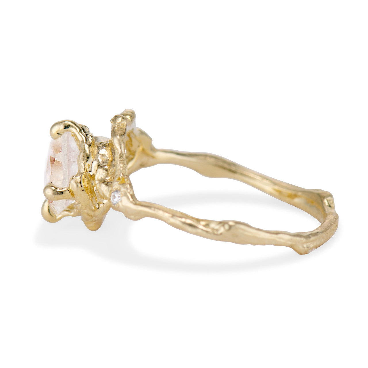 Payments 1-3 Naples Grande Moonstone Half Halo Ring