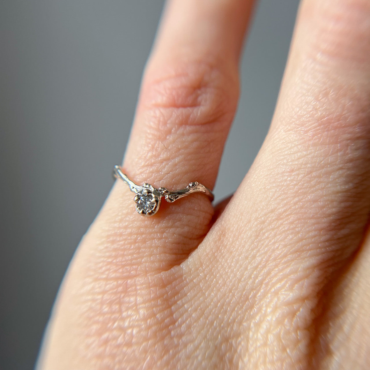Naples Diamond Crown Contour Ring