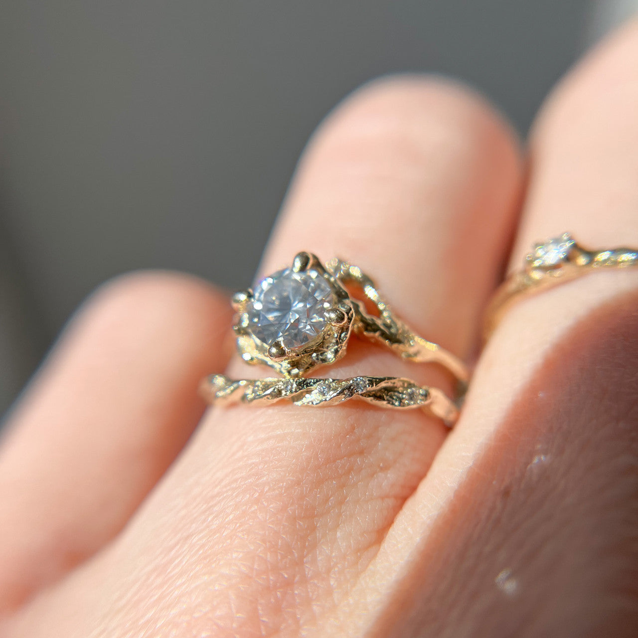 Naples Diamond Half Halo Ring