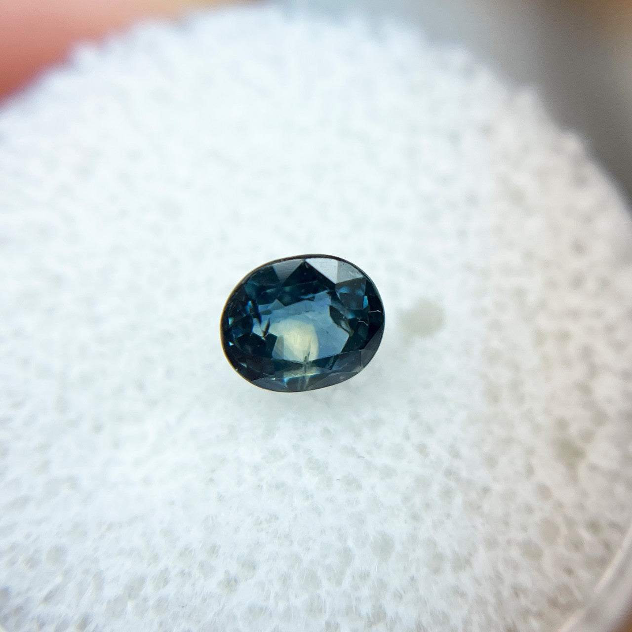 Oval Teal Blue Montana Sapphire