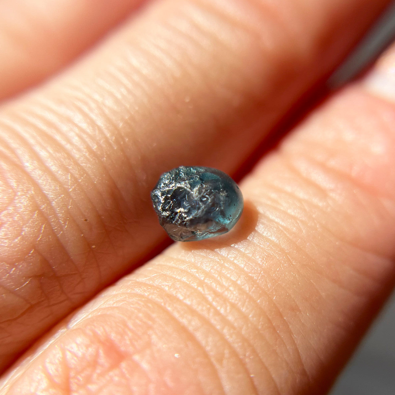 Rough Uncut Blue Green Montana Sapphire