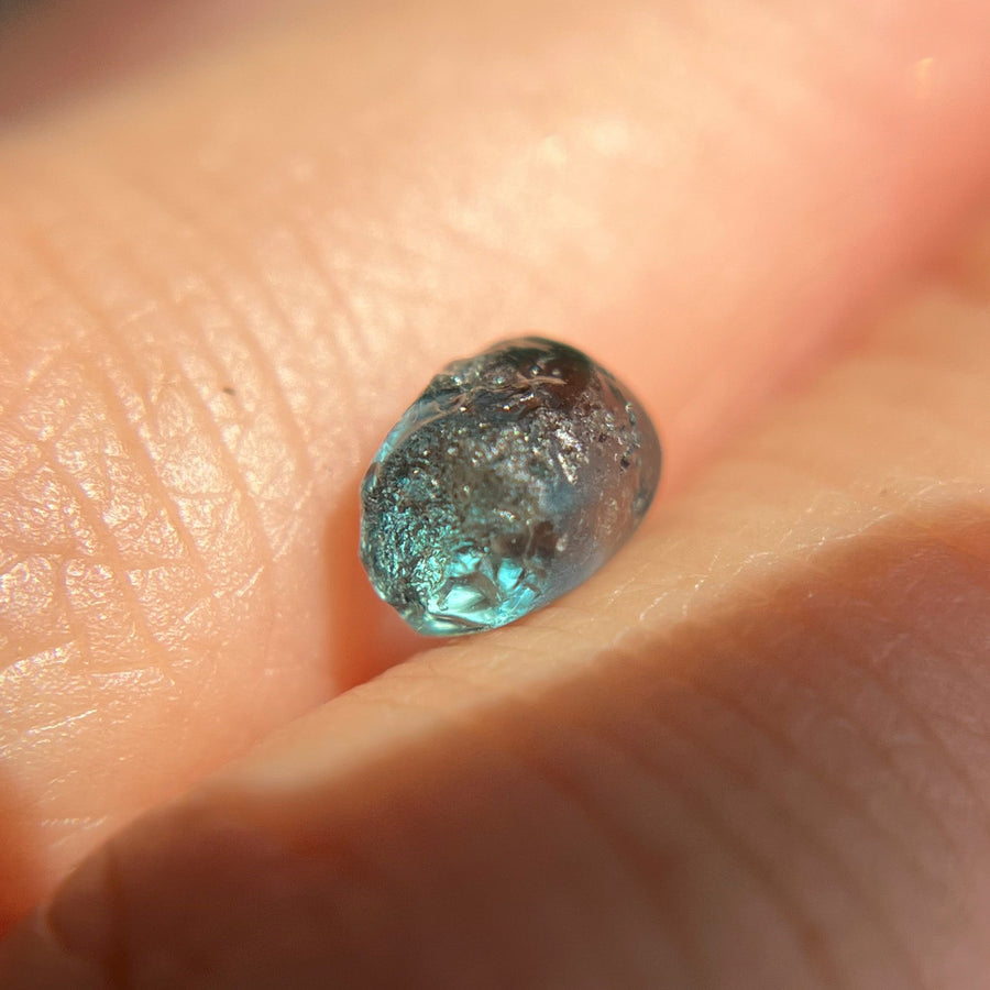 Rough Uncut Blue Green Montana Sapphire