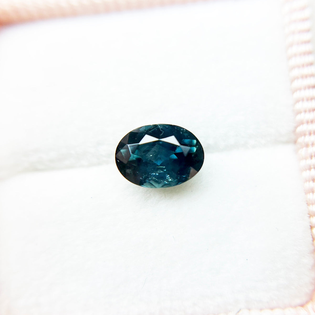 Oval Blue Teal Montana Sapphire