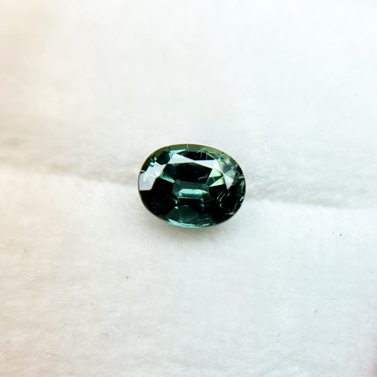 Oval Green Blue Montana Sapphire