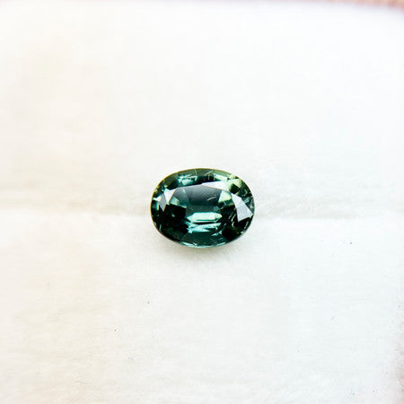 Oval Green Blue Montana Sapphire