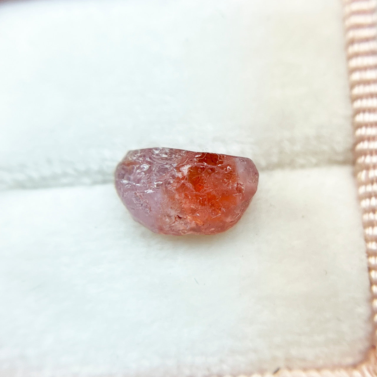 Rough Uncut Pink Orange Montana Sapphire