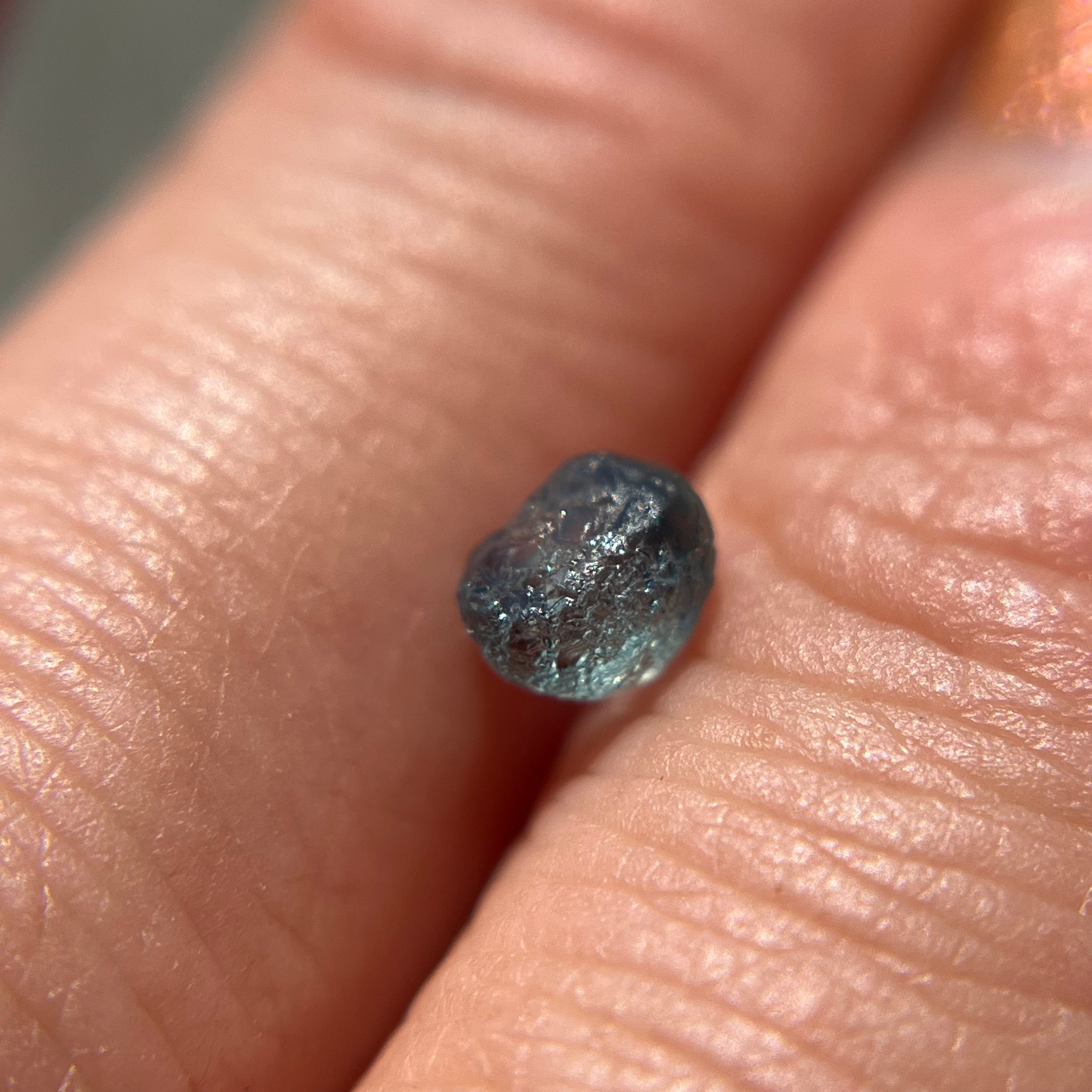 Rough Uncut Teal Blue Montana Sapphire