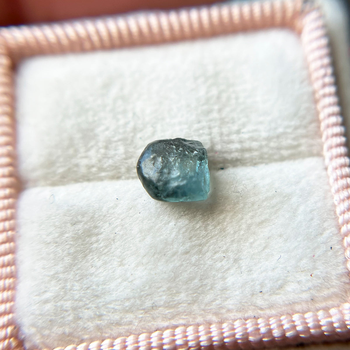 Rough Uncut Teal Blue Montana Sapphire