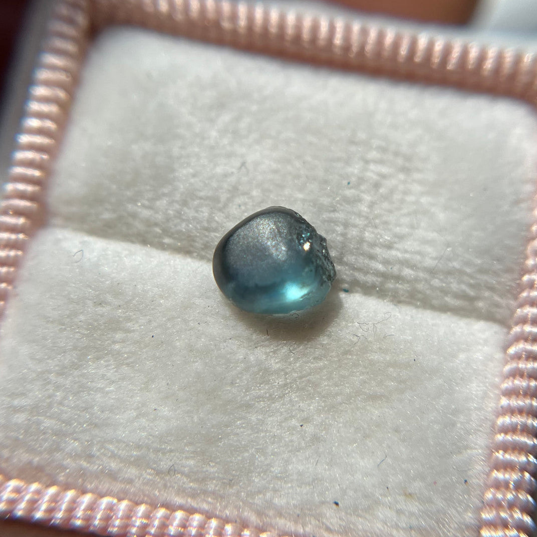 Rough Uncut Teal Blue Montana Sapphire