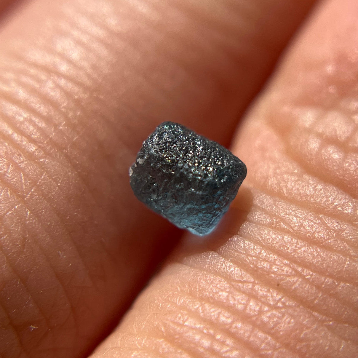 Rough Uncut Teal Blue Montana Sapphire