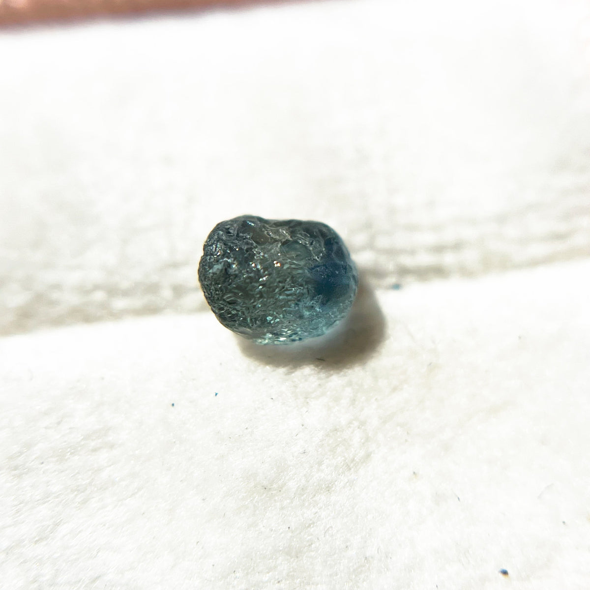 Rough Uncut Teal Blue Montana Sapphire