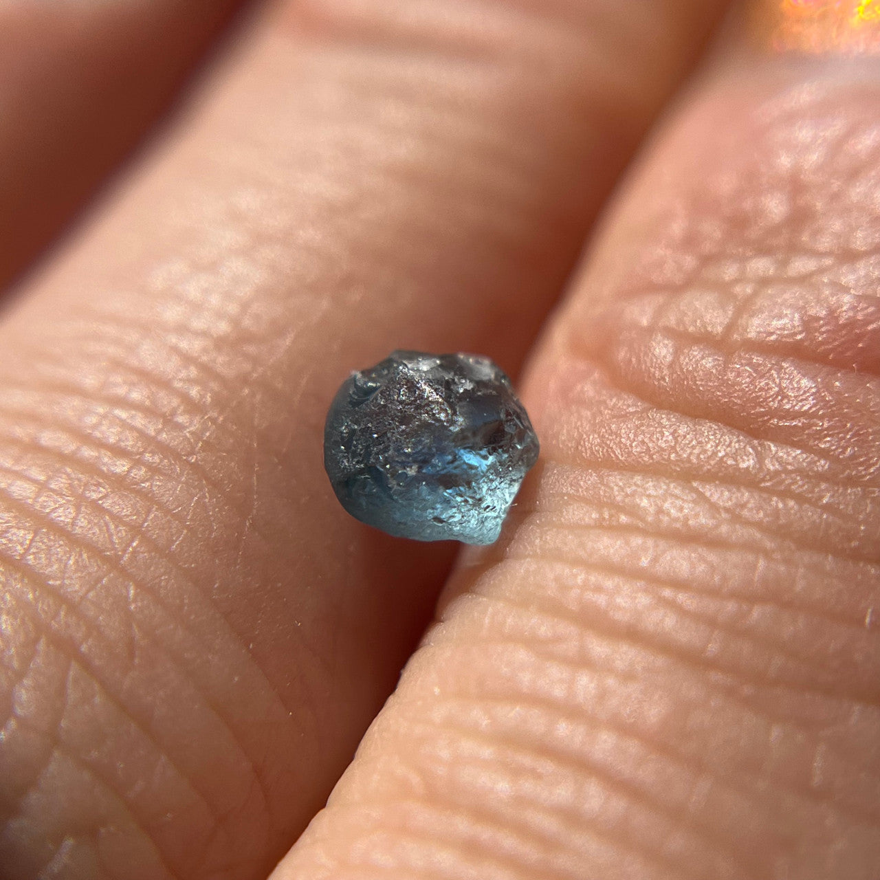 Rough Uncut Teal Blue Montana Sapphire 1029