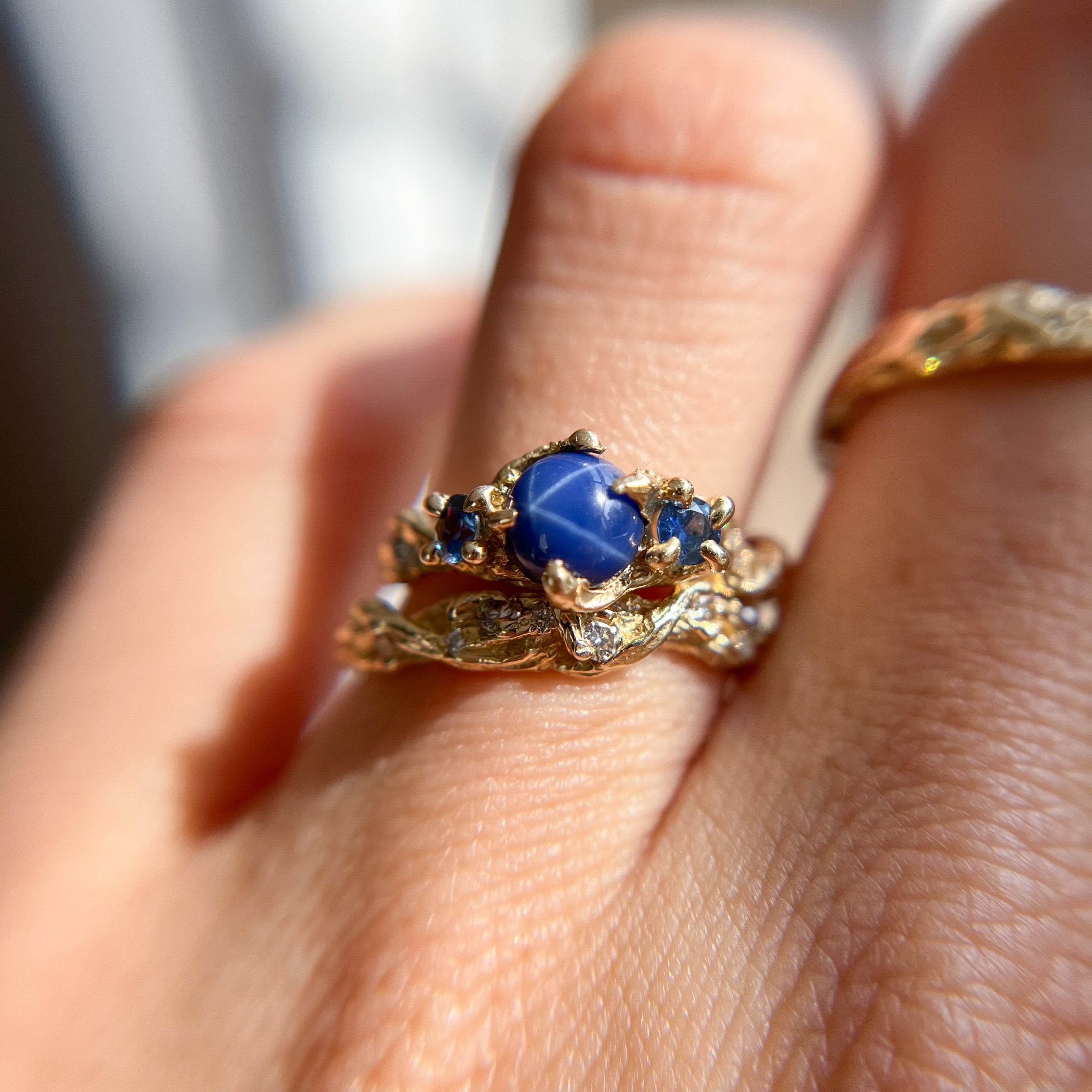 Diamond Dusted Woodland Ring
