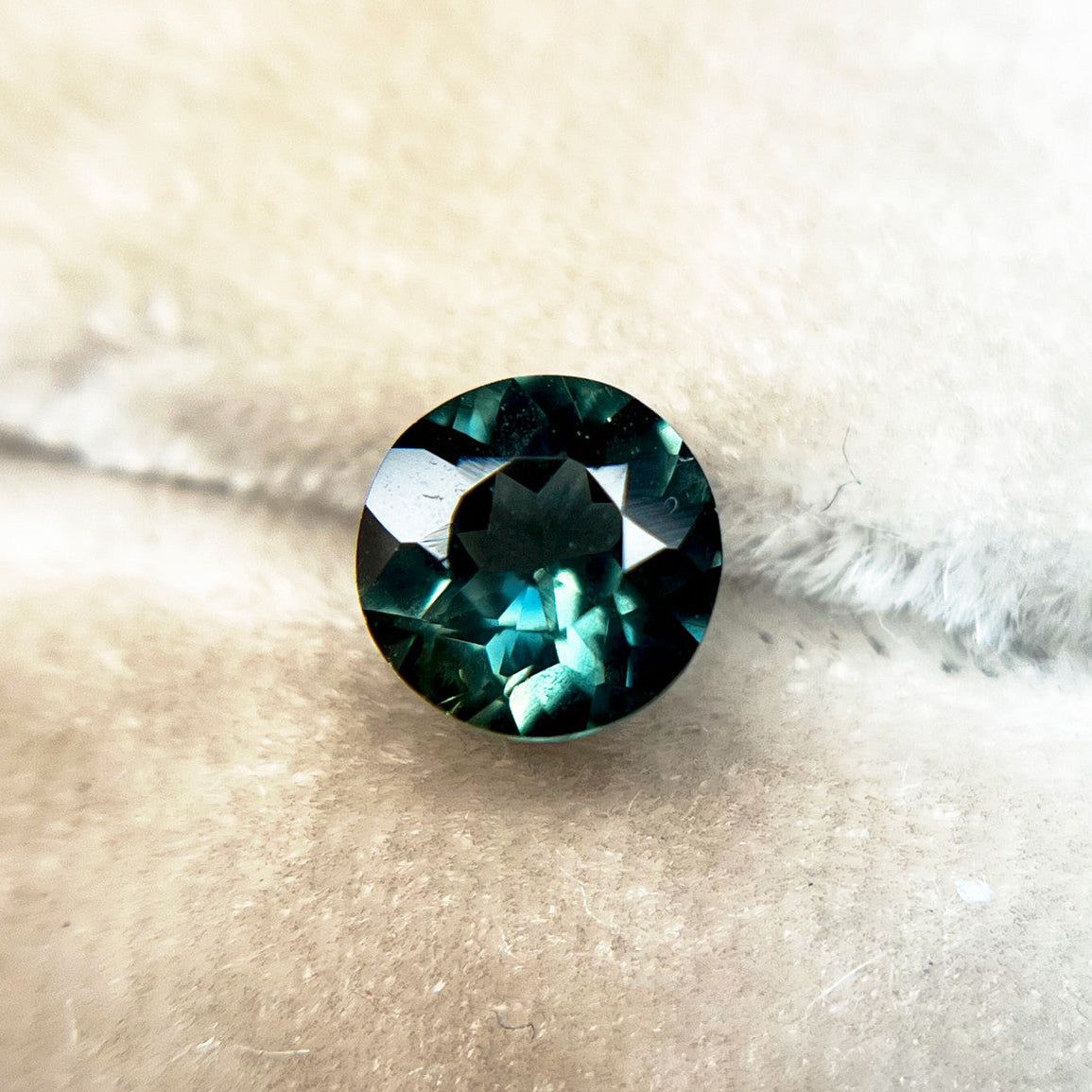 Deep Teal Green Montana Sapphire