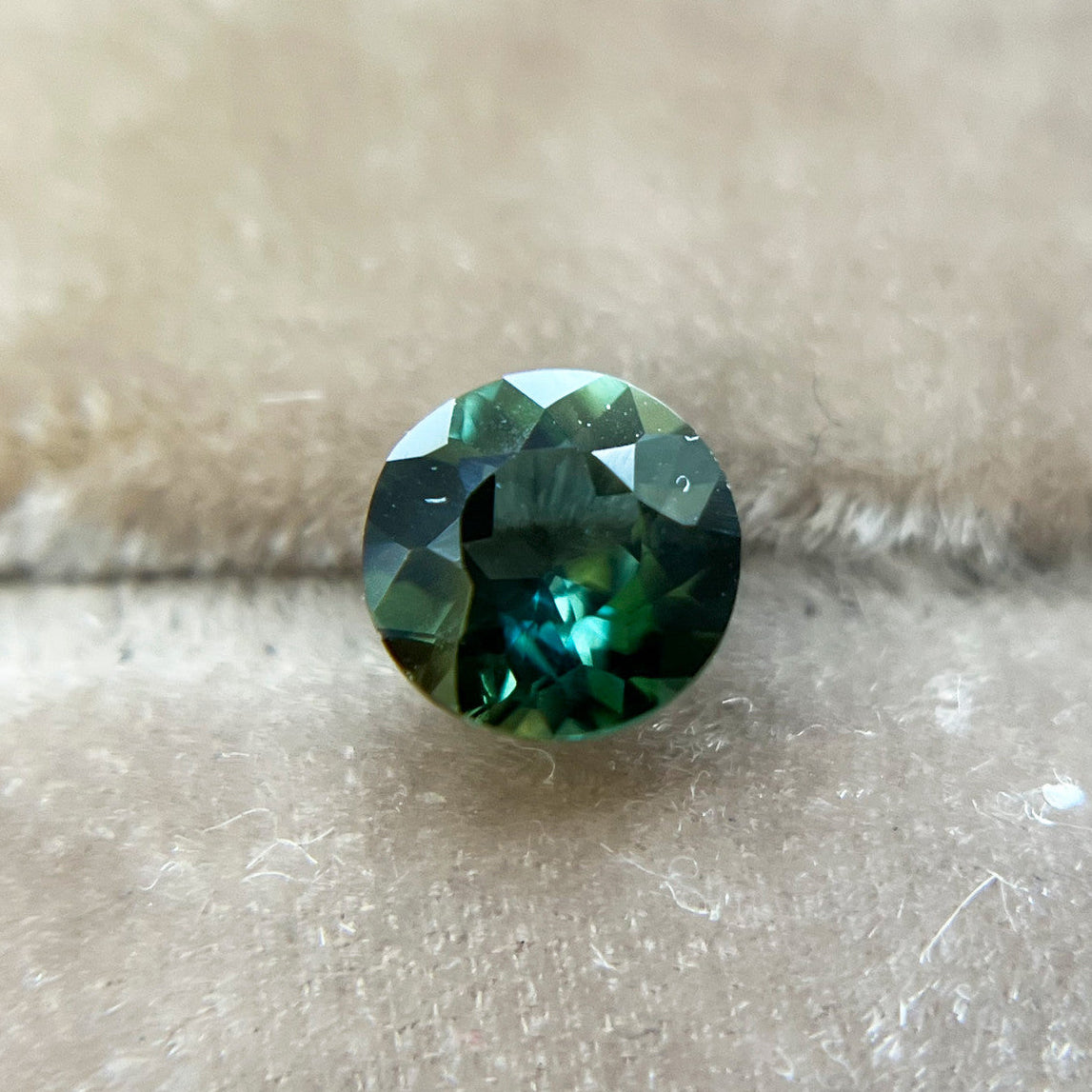 Deep Teal Green Montana Sapphire