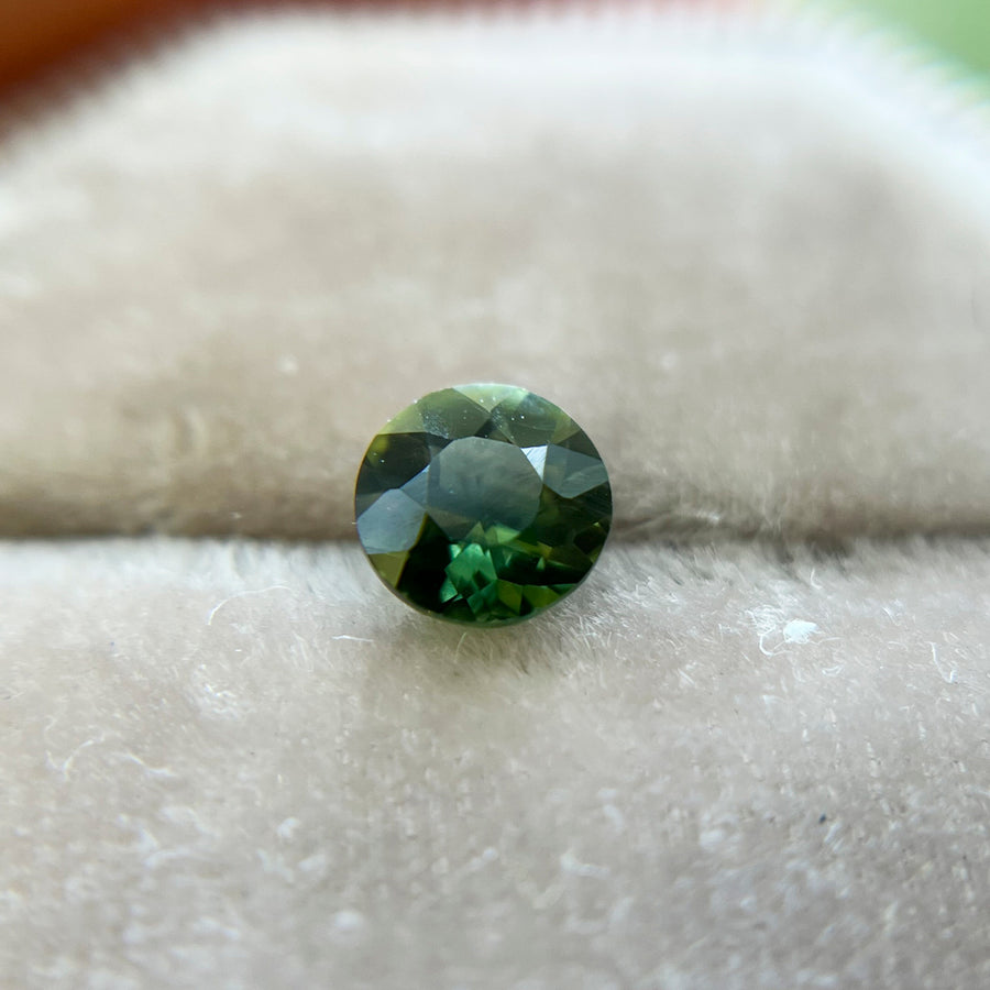 Deep Vibrant Green Montana Sapphire