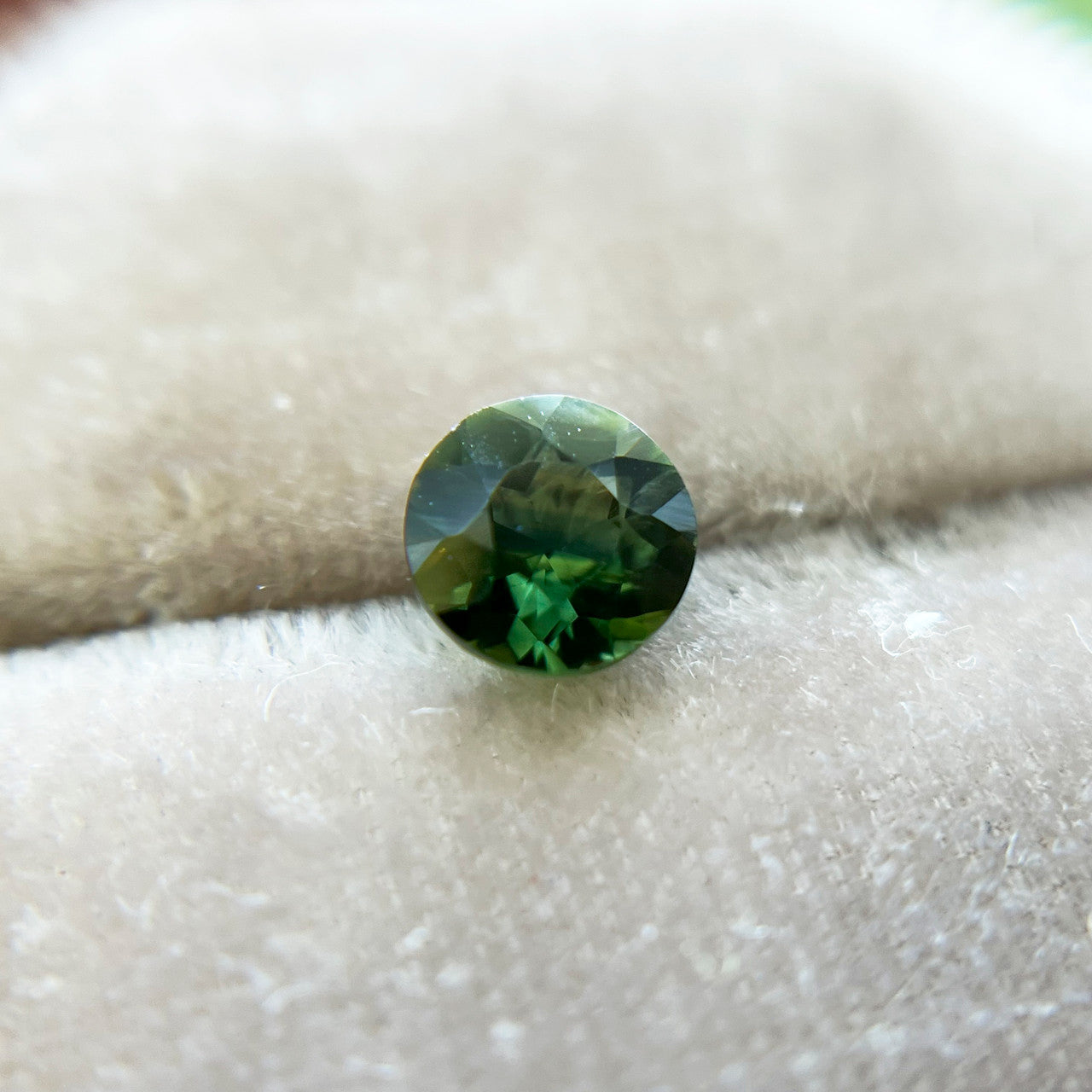 Deep Vibrant Green Montana Sapphire