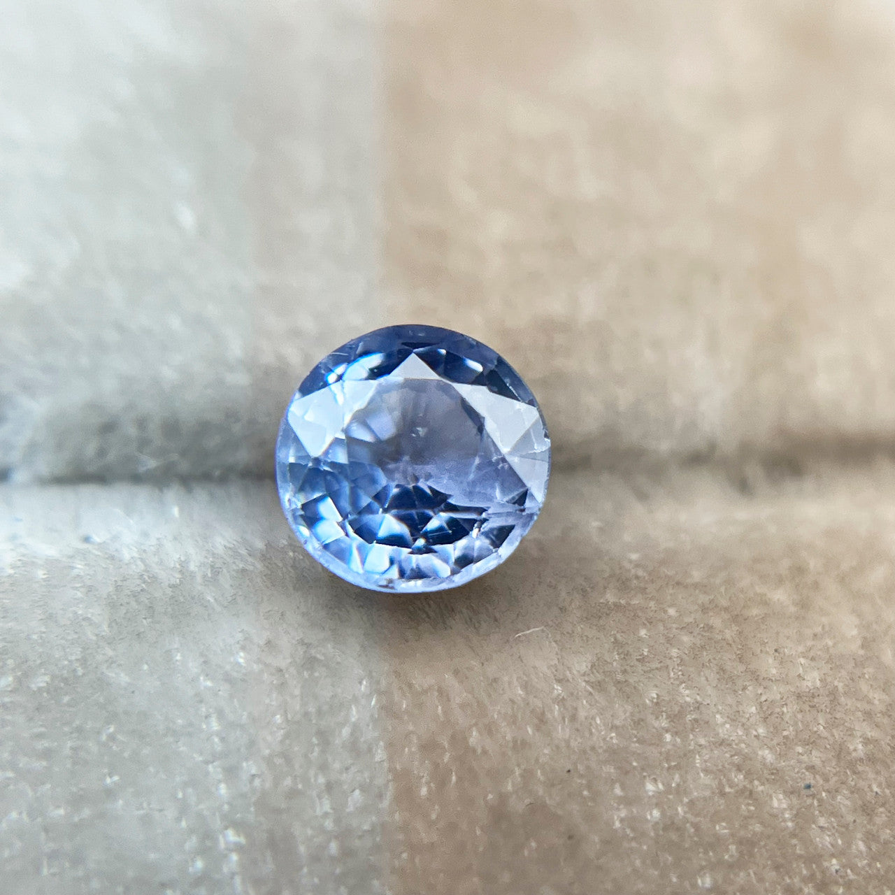 Glowing Violet Blue Sapphire