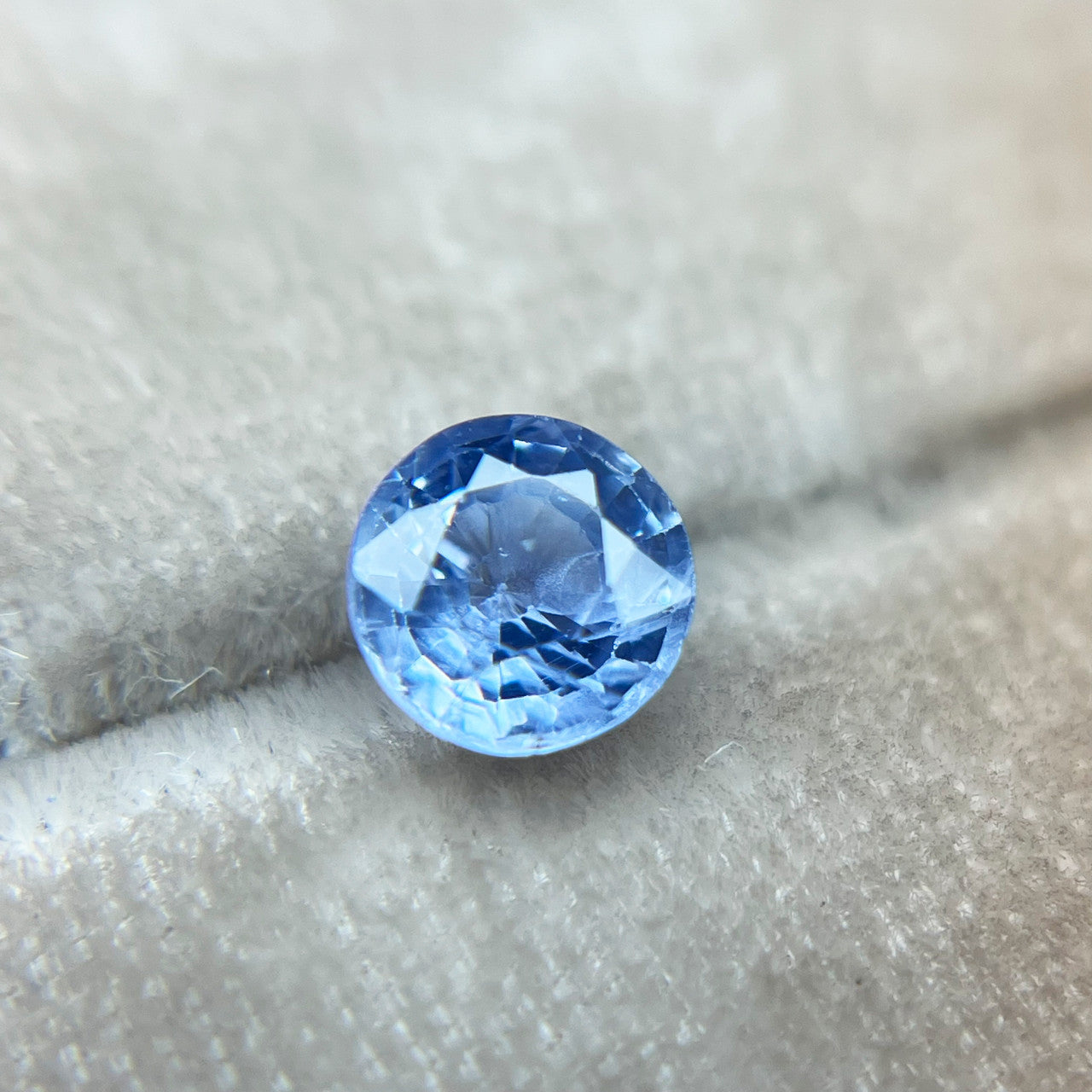Glowing Violet Blue Sapphire