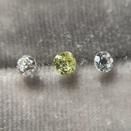 Antique Old European Cut Diamond Trio
