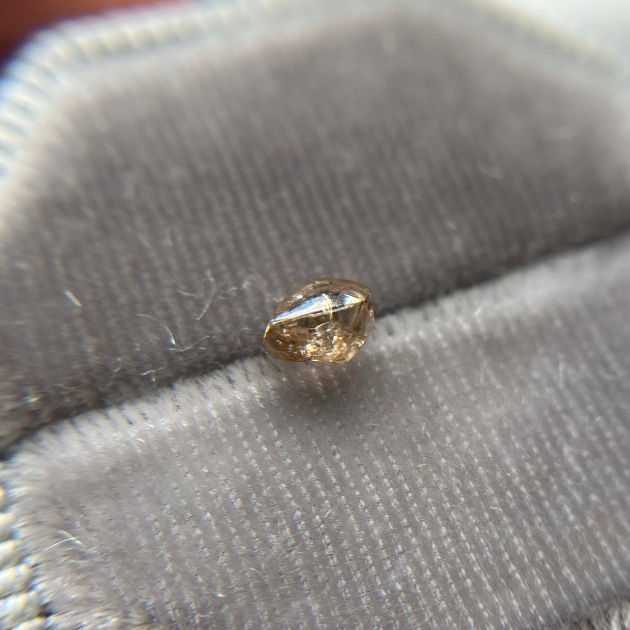 Rough Uncut Champagne Diamond