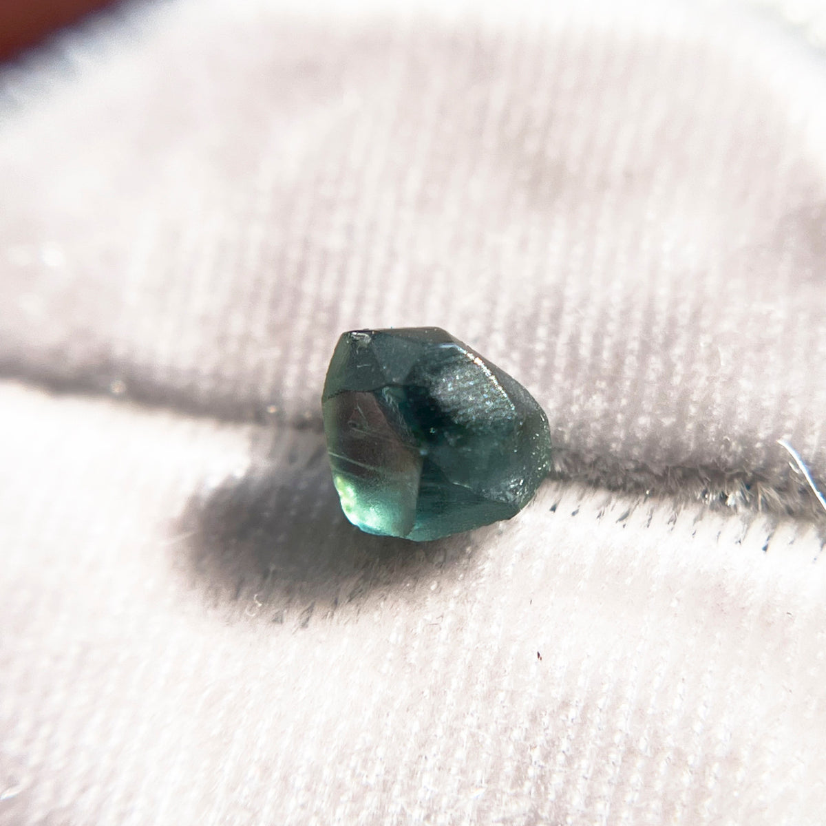 Organically Faceted Rough Australian Blue Green Sapphire