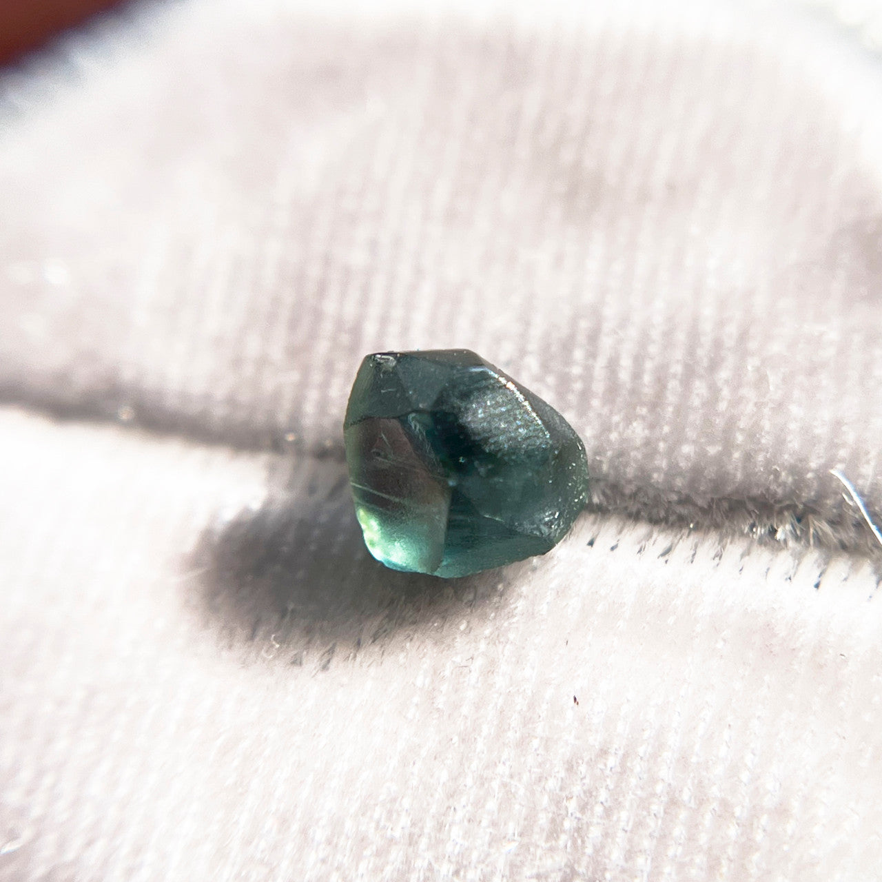 Organically Faceted Rough Australian Blue Green Sapphire