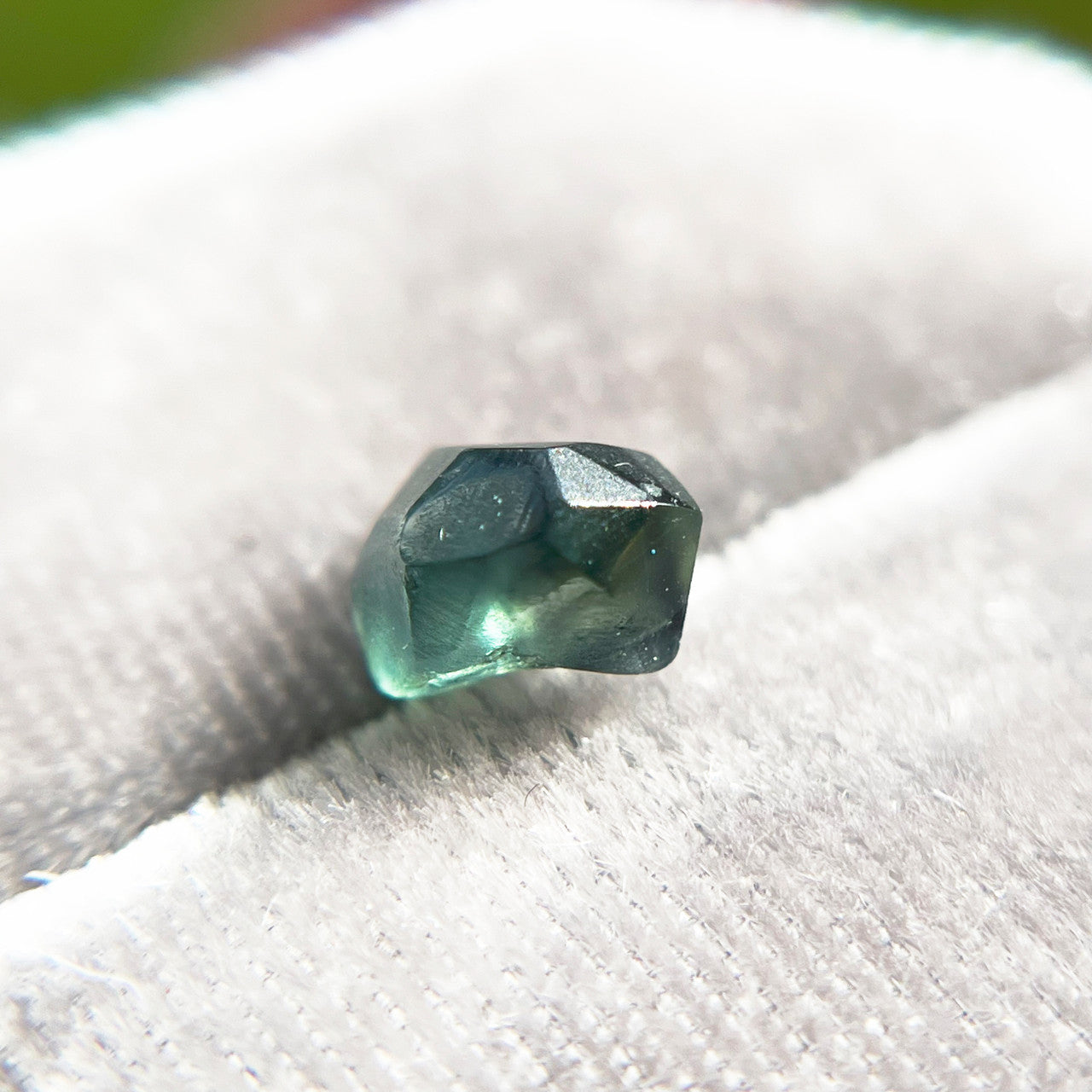 Organically Faceted Rough Australian Blue Green Sapphire