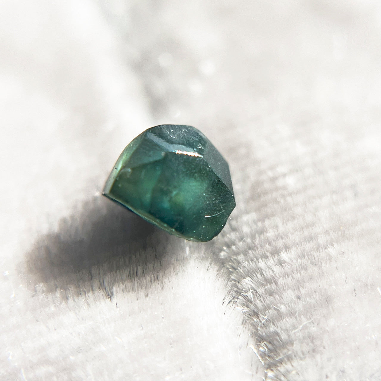 Organically Faceted Rough Australian Blue Green Sapphire