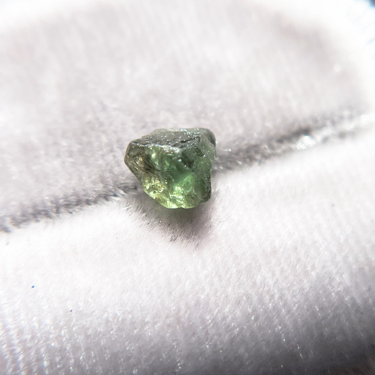 Rough Australian Blue Green Geometric Sapphire