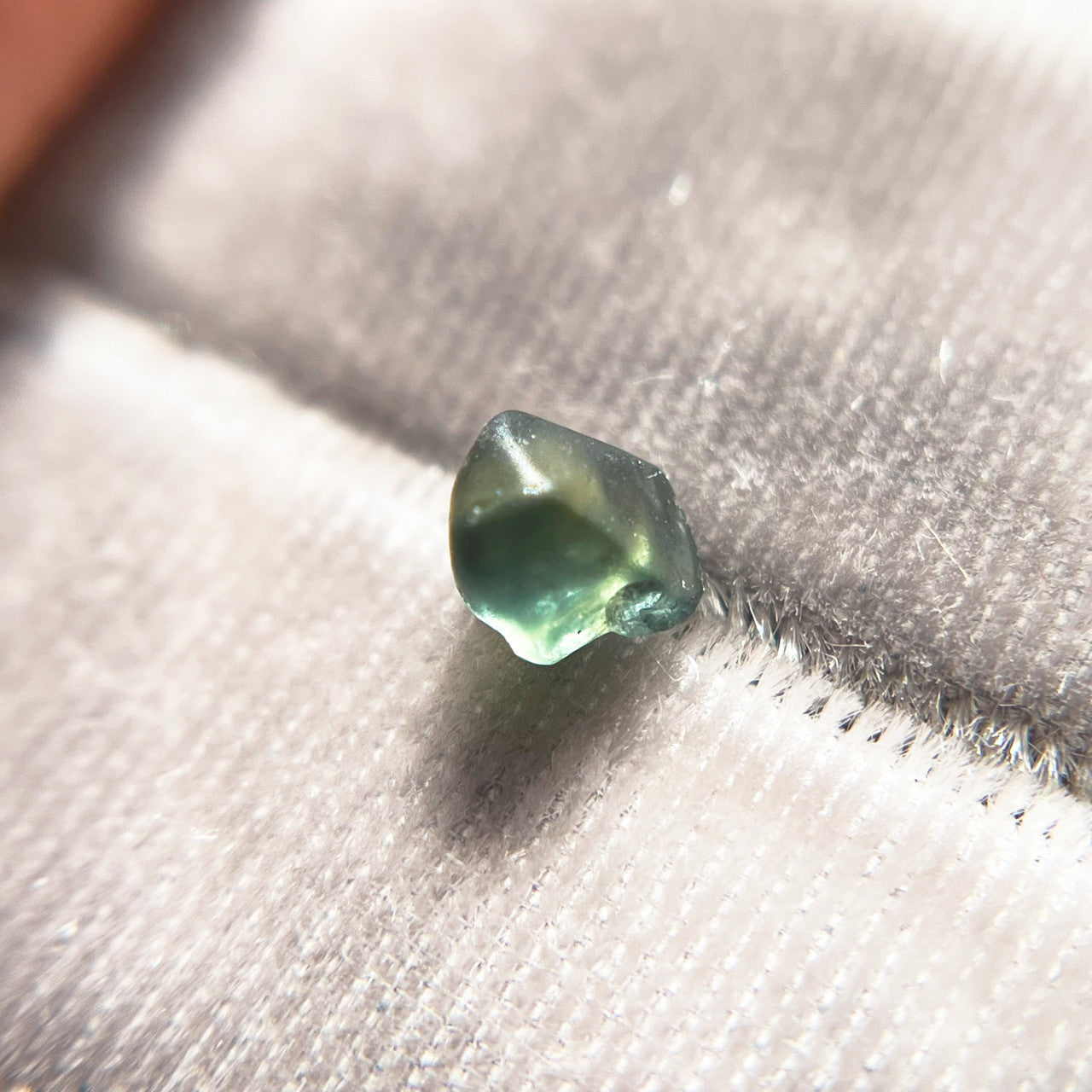 Rough Australian Bicolor Blue Green Sapphire