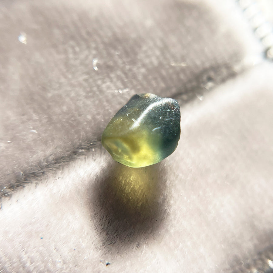 Rough Australian Parti Colour Green Blue Sapphire