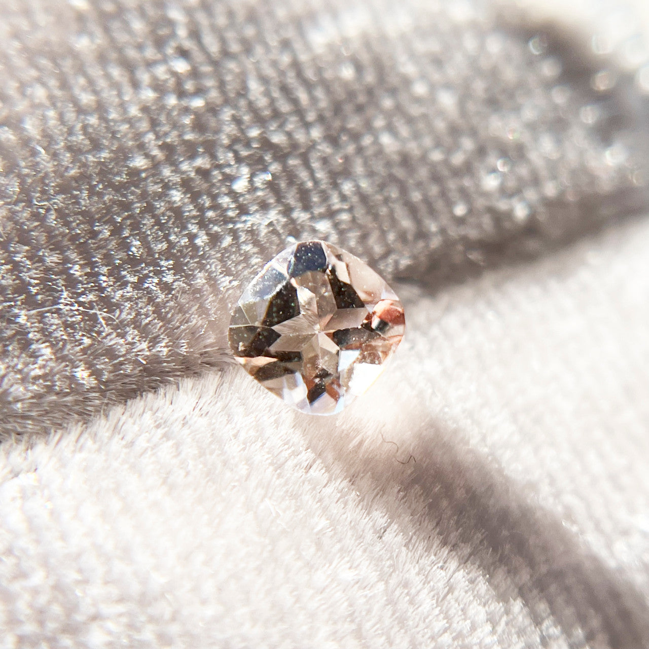 Pale Blush Cushion Cut Morganite