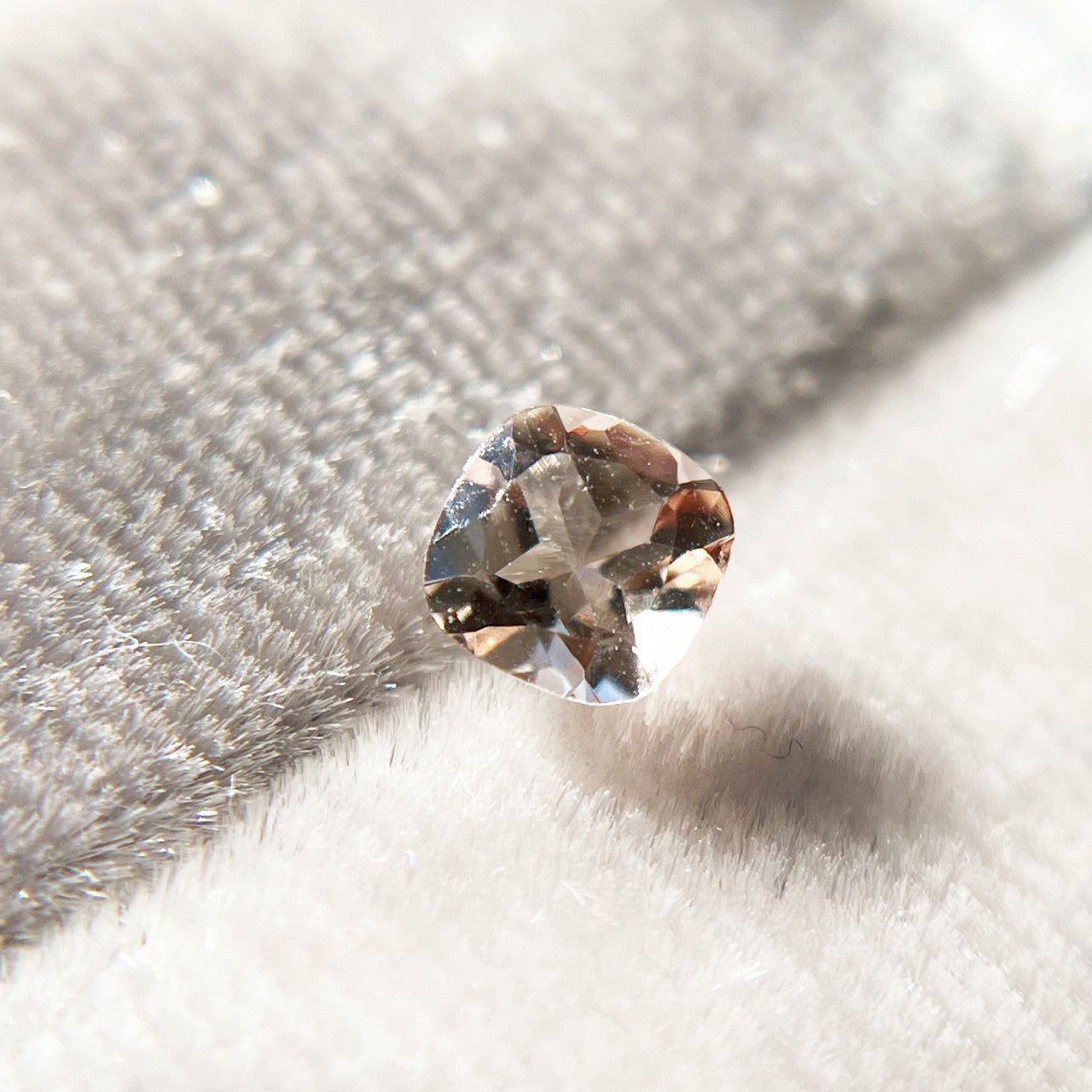 Pale Blush Cushion Cut Morganite