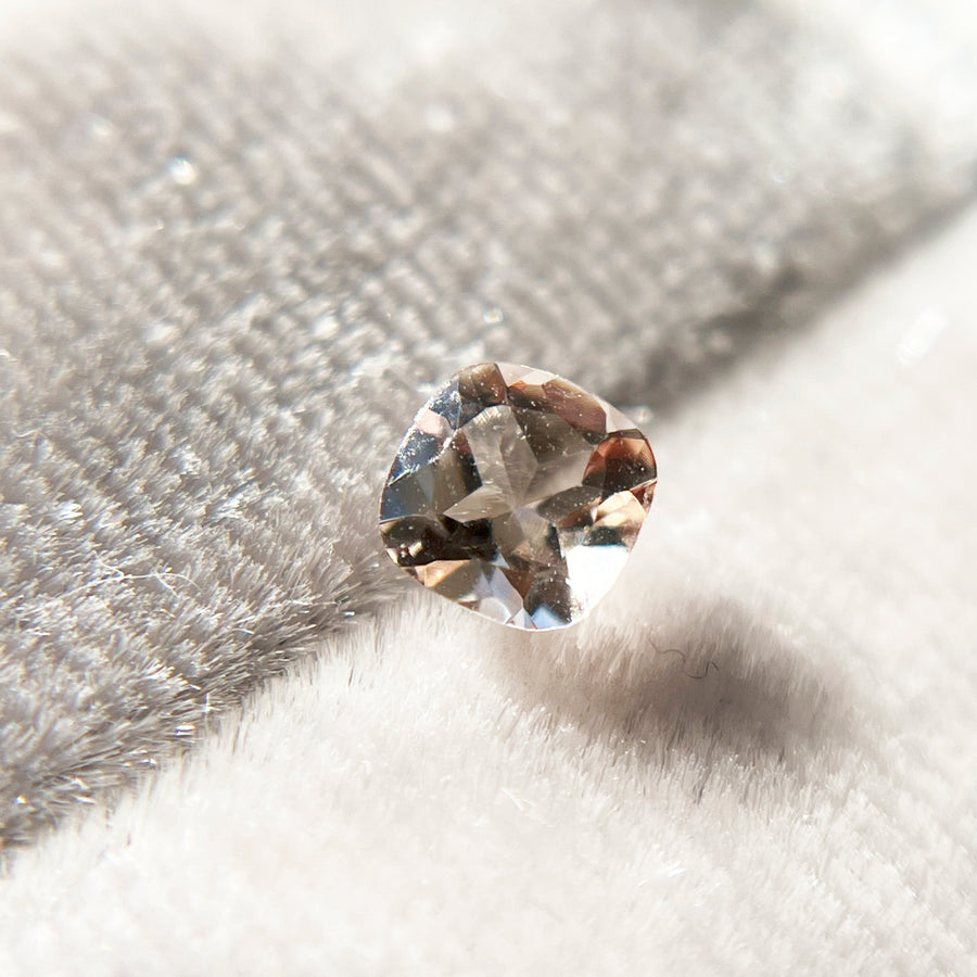 Pale Blush Cushion Cut Morganite